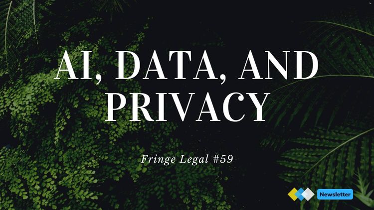 Fringe Legal #59: AI, data and privacy 🔐