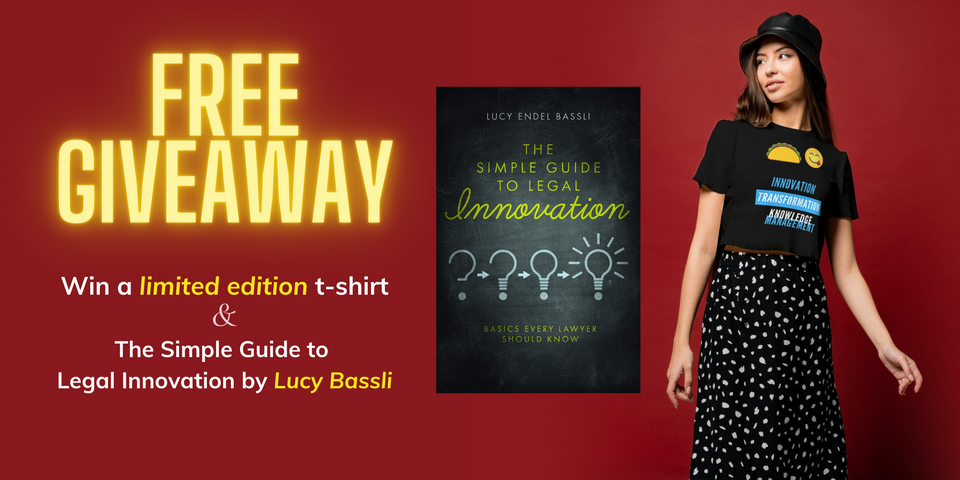 💯 GIVEAWAY: enter to win a limited edition t-shirt and the Guide to Legal Innovation